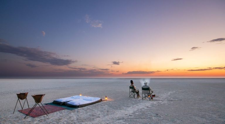 Makgadikgadi Pans notte